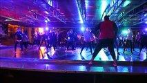 Saint-Germain-Du-Plain  : Zumba sur la piste d'auto tamponneuses