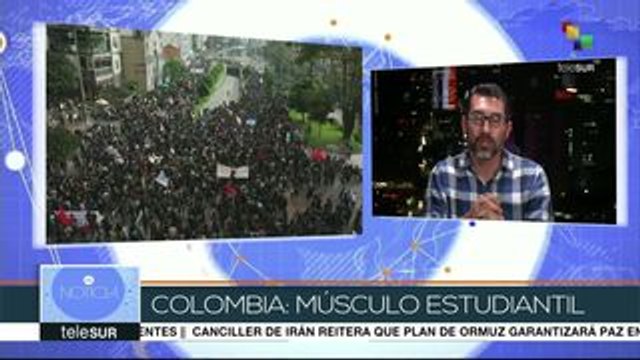 Colombia: gran movilización estudiantil en todo el país