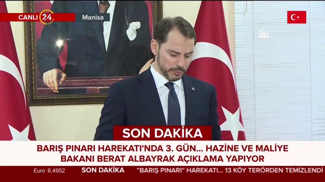 Hazine ve Maliye Bakanı Berat Albayrak konuşuyor