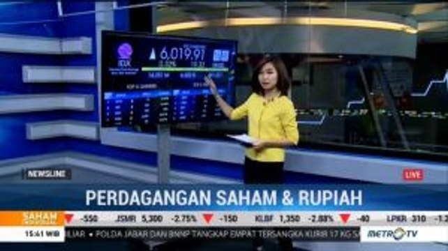 IHSG Menguat Jelang Penutupan Perdagangan