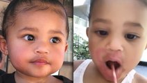 Kylie Jenner Reacts To Stormi Curse Word Confusion & Lipstick MakeOver VIDEO