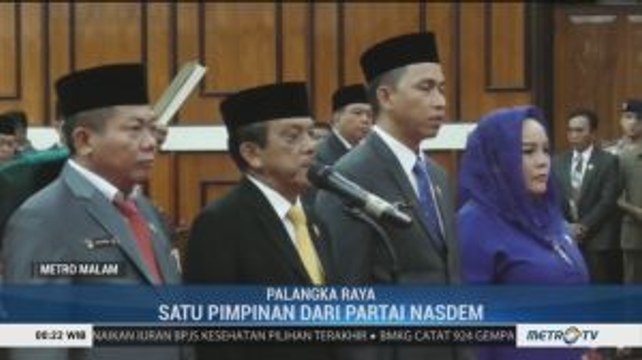 Empat Pimpinan DPRD Kalteng Dilantik