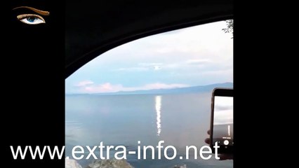 Aerodrom Ohrid - Wizair - avion nad Ohridskoto ezero