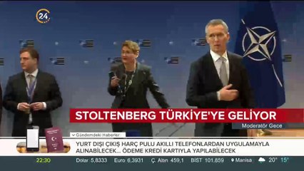 NATO Genel Sekreteri Türkiye'ye geliyor