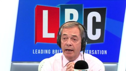 Nigel Farage's Reaction At Today's "War Of Words" Between UK And EU