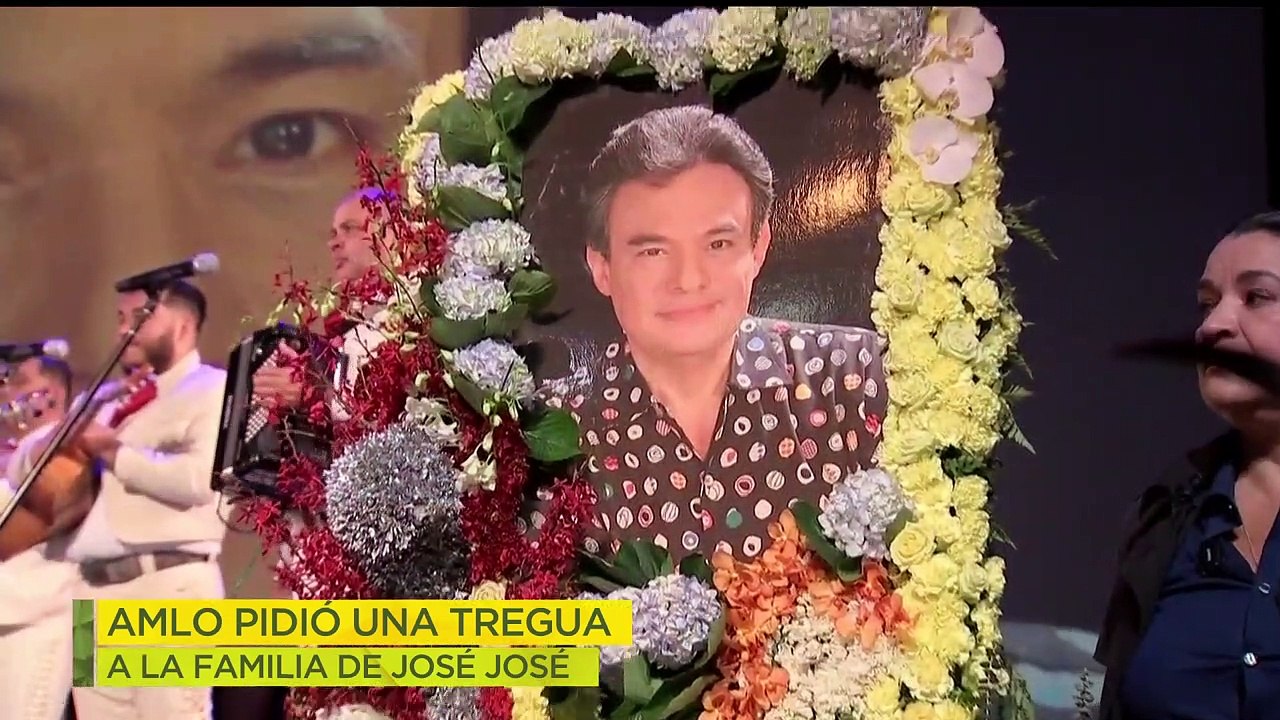 Andrés Manuel López Obrador pidió una tregua a la familia de José José. | Ventaneando