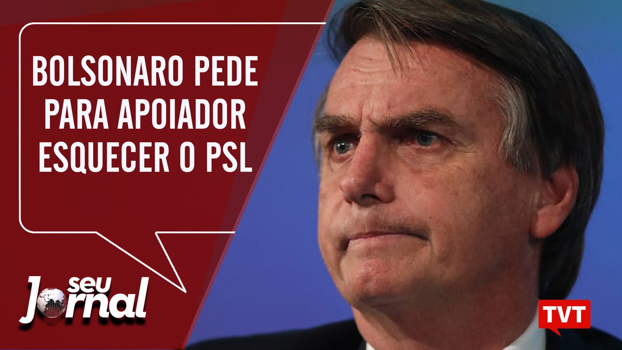 Bolsonaro pede para apoiador esquecer o PSL | Crise no Equador - Seu Jornal 08.10.19
