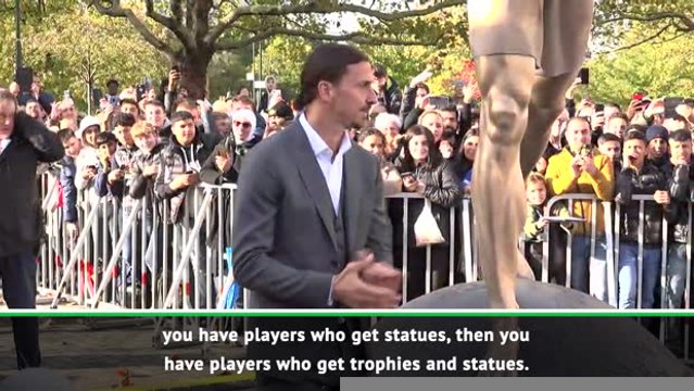 Ibrahimovic statue unveiled in Malmo