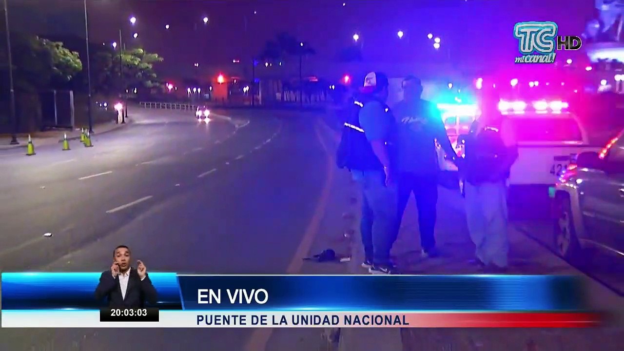 Informe desde el puente de la Unidad nacional al cumplirse horario para toque de queda