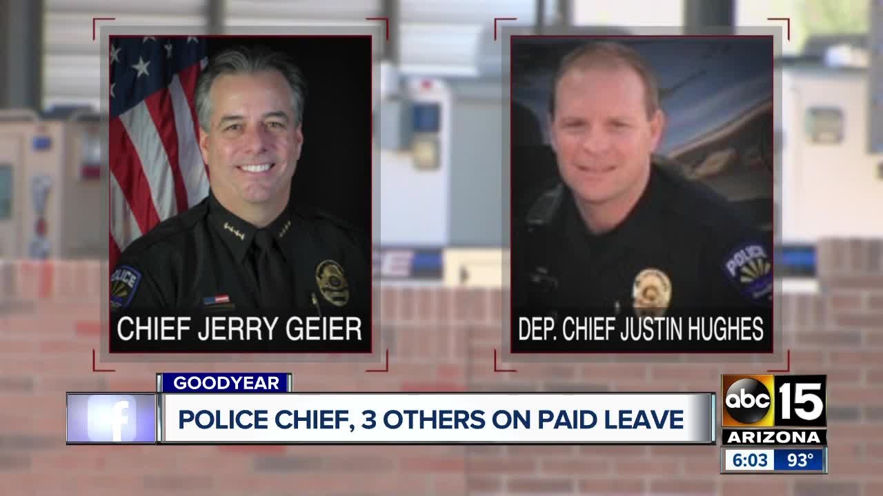 Goodyear Police Chief, deputy chief, 2 others placed on administrative leave
