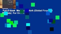 Full E-book  Models at Work (Global Financial Markets)  For Online