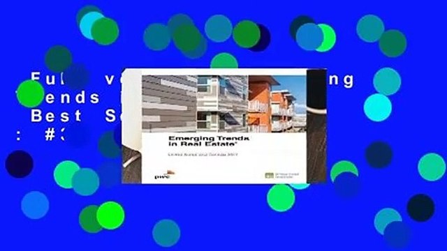 Full version Emerging Trends in Real Estate Best Sellers Rank : #3