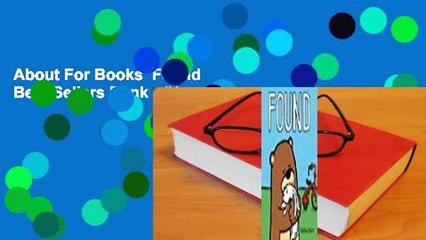 About For Books  Found  Best Sellers Rank : #1