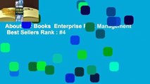 About For Books  Enterprise Risk Management  Best Sellers Rank : #4