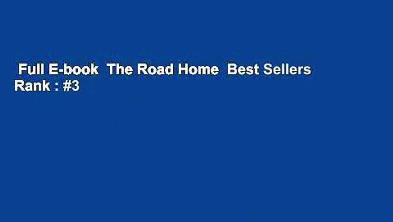 Full E-book  The Road Home  Best Sellers Rank : #3