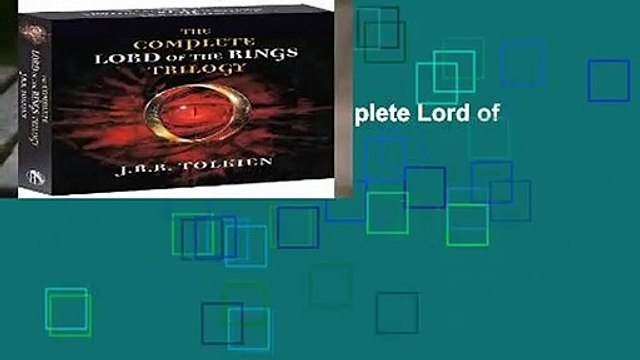 [NEW RELEASES] The Complete Lord of the Rings Trilogy