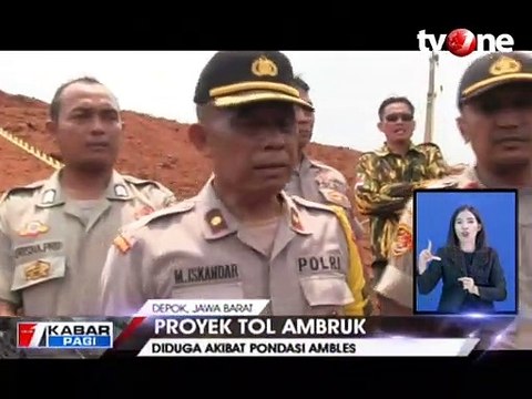 Proyek Tol Depok-Antasari Ambruk, Lima Pekerja Terluka