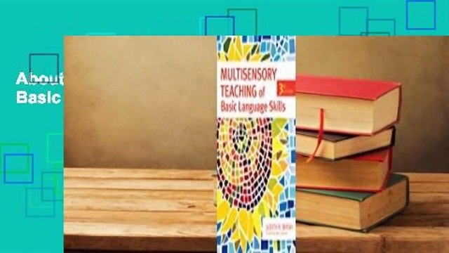 About For Books Multisensory Teaching of Basic Language Skills For Kindle