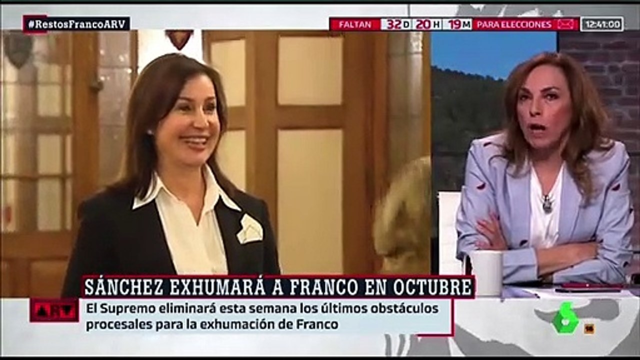 Angélica Rubio "La familia Franco debería estar agradecida al Gobierno