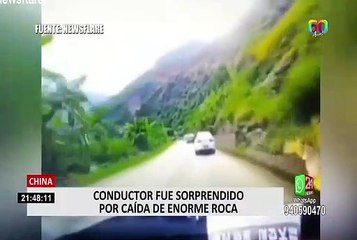 Tailandia: chofer sobrevive tras ser impactado por tren