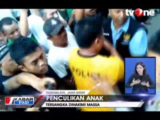 Terekam CCTV, Penculik Anak Ditangkap dan Dihakimi Massa
