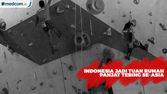 Indonesia Jadi Tuan Rumah Kejuaraan Panjat Tebing se-Asia