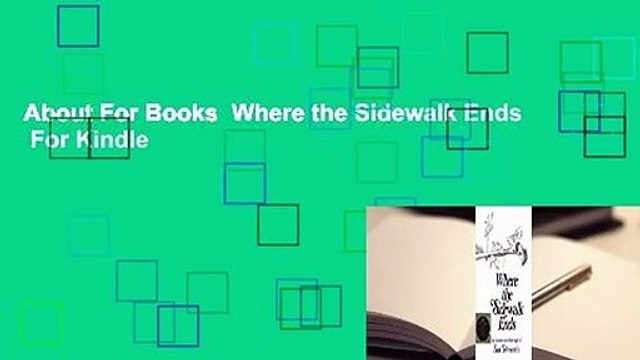 About For Books Where the Sidewalk Ends For Kindle