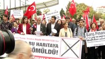 Ankara vatan partisi'nden abd büyükelçiliği önünde trump'a tepki