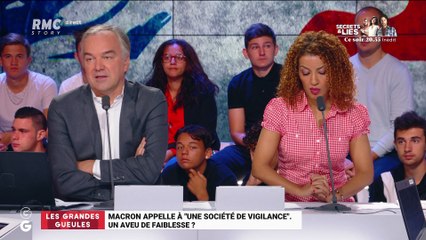 Macron appelle à une "société de vigilance", un aveu de faiblesse ? - 09/10