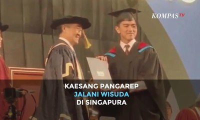 Kaesang Pangarep Jalani Wisuda di Singapura