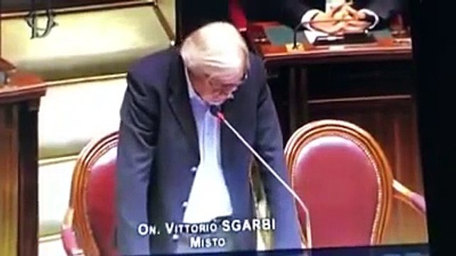 Taglio parlamentari, Sgarbi: Voto di scambio senza precedenti (08.10.19)