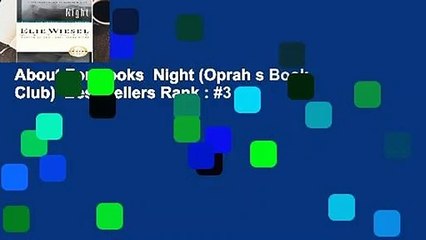 About For Books  Night (Oprah s Book Club)  Best Sellers Rank : #3