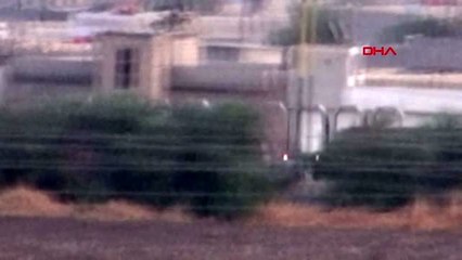 Mardin ypg'li teröristlerin beton bloklarla tünel inşası görüntülendi