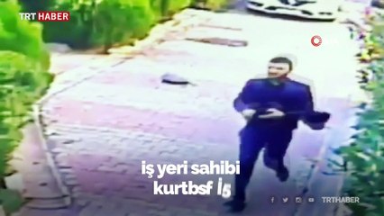 Canını hiçe saydı, iş yerine sığınan kadını ölümden kurtardı