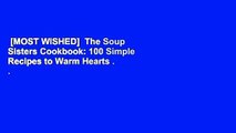 [MOST WISHED]  The Soup Sisters Cookbook: 100 Simple Recipes to Warm Hearts . . . One Bowl at a