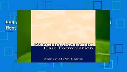 Full version  Psychoanalytic Case Formulation  Best Sellers Rank : #1