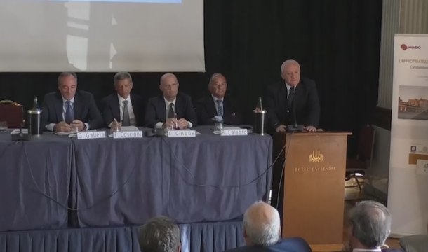 Sanità in Campania, De Luca al convegno Anmdo-Card (08.10.19)