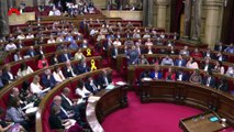 Torra desmunta els intents de Carrizosa de vincular l'independentisme amb la violència