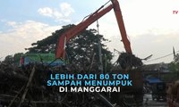 Lebih dari 80 Ton Sampah Menumpuk di Manggarai