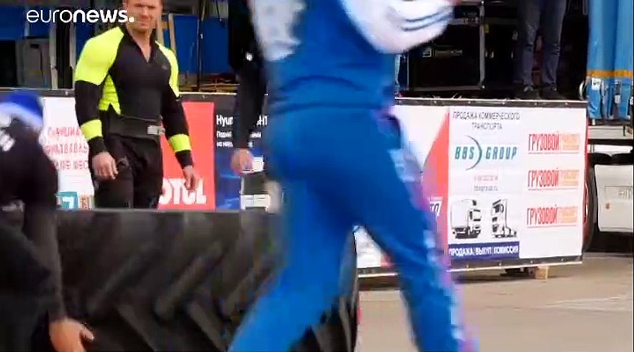 مهرجان الشاحنات في روسيا.. عنده يكرم الرجل أو يهان