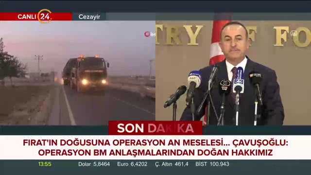Bakan Çavuşoğlu konuşuyor
