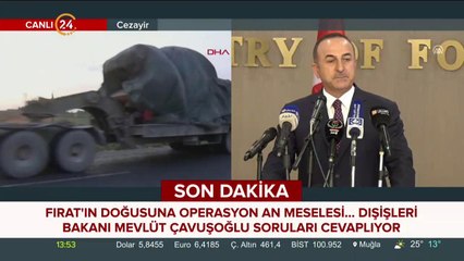 Bakan Çavuşoğlu konuşuyor