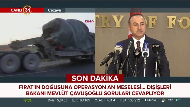 Bakan Çavuşoğlu konuşuyor