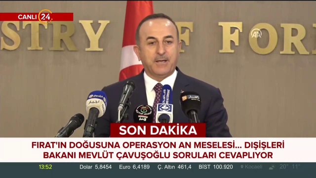Bakan Çavuşoğlu konuşuyor