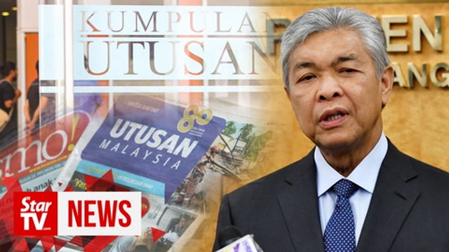 Zahid says frozen Umno accounts cause Utusan’s closure