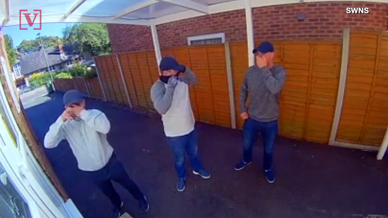 High Definition Doorbell Cam Records Three Men Allegedly Wanted In String Of Burglaries