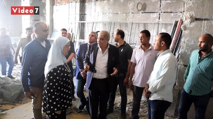محافظ المنيا يتابع أعمال إحلال وتجديد مستشفى سمالوط العام
