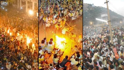 కర్రల సమరంలో నలుగురి పరిస్థితి విషమం