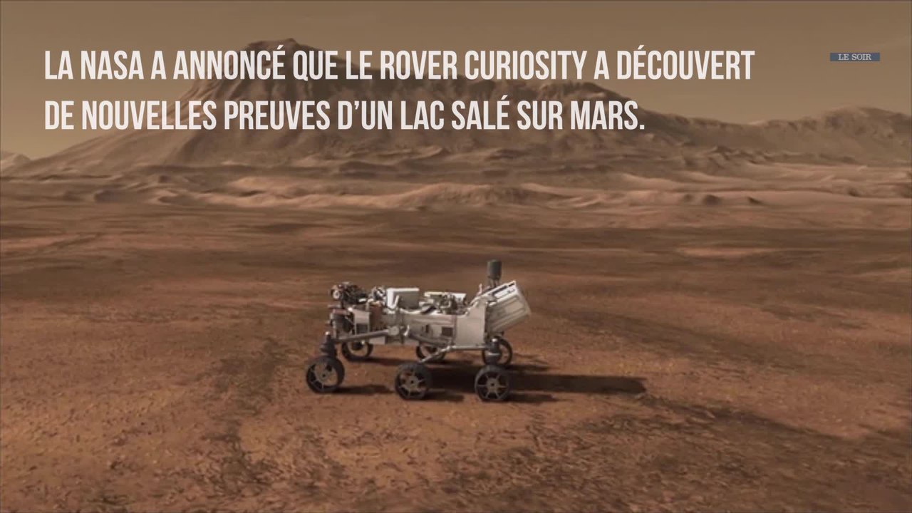 Des traces d'un ancien lac salé retrouvées sur Mars