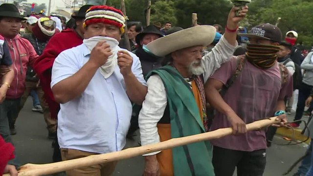 Ecuador protests erupt for sixth day over fuel subsidy cuts